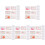 60Set Biglietti Con Buste Colorate Per E 2