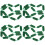 4Pz Base Verde Per Composizioni Floreali Fai-Da-Te E 5