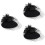 3 Pezzi Fascinator Sposa Fascia Cappello Accessorio Per 8