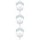 3 Sets Bruiloft Sieraden Bruids Tiara Oorbellen Ketting 8