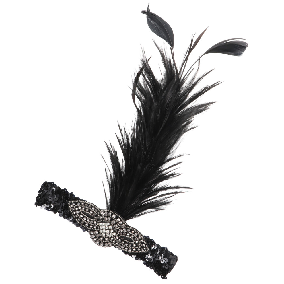 Women 1920S Fascia Copricapo Accessorio Per-image