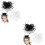 4Pz Cerchietti Fascinator Con Per Sposa 6