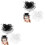 4Pz Cerchietti Fascinator Con Per Sposa 3