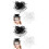 4Pz Cerchietti Fascinator Con Per Sposa 5