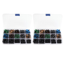 528St Plastic Doll Eyes Voor Knutselwerk - Diverse Kleuren, Duurzaam