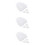 3St Wit Kinderspeelgoed Opbergnet Hangend Polyester 8