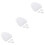 3St Wit Kinderspeelgoed Opbergnet Hangend Polyester 5