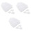 3St Wit Kinderspeelgoed Opbergnet Hangend Polyester 3