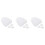 3St Wit Kinderspeelgoed Opbergnet Hangend Polyester 4