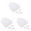 3St Wit Kinderspeelgoed Opbergnet Hangend Polyester 2