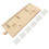 3Sets Decoratieve Khaki Hoogtemeter Splice DIY Meetlat 1