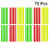 72 Stks Wiellampje Reflecterende Rood 9