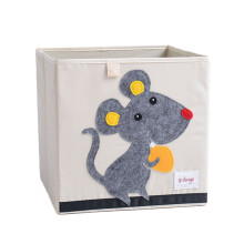 Cartoon Patroon Opvouwbare Kledingopbergdoos 33x33x33 Cm
