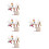 4 Sets Ijzerdraad Craft Kit Kerstversiering Diy Materiaal 7