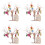 4 Sets Ijzerdraad Craft Kit Kerstversiering Diy Materiaal 5