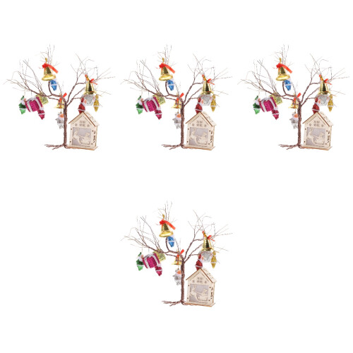 4 Sets Ijzerdraad Craft Kit Kerstversiering Diy Materiaal 2