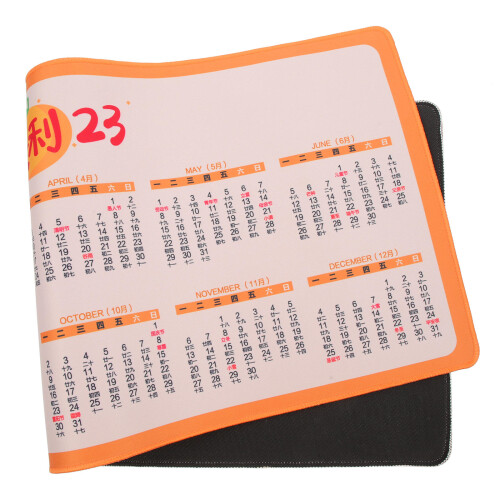 3 Muispad Kalender 2023 Rubber Gaming Bureauonderlegger 1