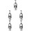 5 Hoofd Hanger Ketting Vrouwen En 6