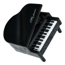 3Szt Czarna Mini Pianino Do Domu I Biurka Z ABS