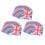 3X Party Servetten Met Brits Ontwerp, En Stevig 7