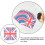 3X Party Servetten Met Brits Ontwerp, En Stevig 10