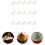 45 Cupcake Toppers Kinder Geburtstagsfeier 11