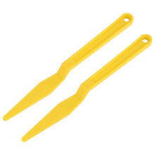 2Szt Żółty Plastikowy Skrobak Do Winylu Narzędzie Do Akwarium