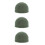 3Pcs Espuma Floral Verde Para Arranjos E Buquês 4