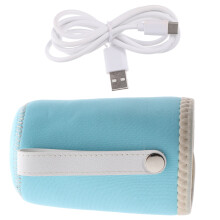 2Pcs Aquecedor De Mamadeira Para Bebê USB Portátil
