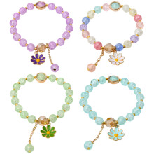 4 Peças Pulseiras De Com Pingente Para