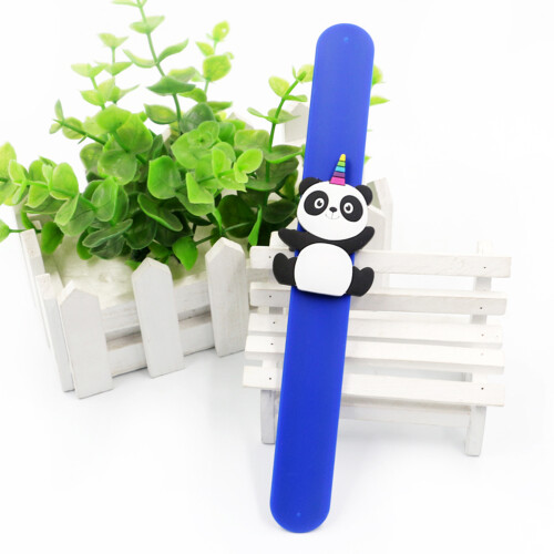 8 Unidades Pulseiras De Panda Silicone Para Crianças 1