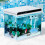 Underwater Artificial Bubble Coral Fish Tank Ornament Blue 11
