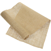5Rolls Beige Burlap Table Runner Rustic Hessian for Coffee Table Use