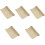 5Rolls Beige Burlap Table Runner Rustic Hessian for Coffee Table Use 5