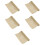 5Rolls Beige Burlap Table Runner Rustic Hessian for Coffee Table Use 9