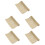 5Rolls Beige Burlap Table Runner Rustic Hessian for Coffee Table Use 8