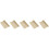 5Rolls Beige Burlap Table Runner Rustic Hessian for Coffee Table Use 11