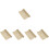 5Rolls Beige Burlap Table Runner Rustic Hessian for Coffee Table Use 7