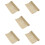 5Rolls Beige Burlap Table Runner Rustic Hessian for Coffee Table Use 10