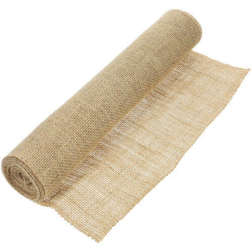 5Rolls Beige Burlap Table Runner Rustic Hessian for Coffee Table Use 1