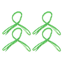 2 Pares De Cadarços Longos Para De Hóquei, Tênis E Botas