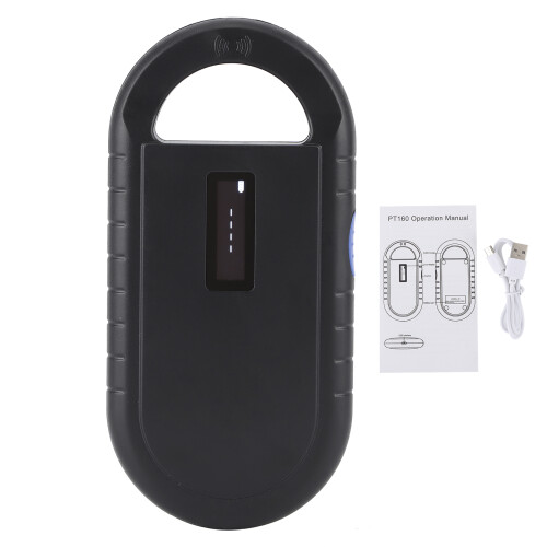 Portable 134.2KHz RFID Chip Reader for ISO11784 5 FDXB ID64 Handheld USB Device 1