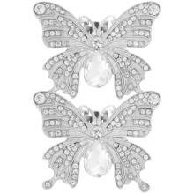 2 Pares De Clips De Com Cristais Para De Noiva