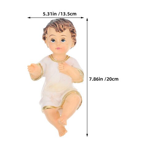 De Bebê Jesus: Estátua Para Decoração De Natal 1