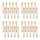 40 Unidades De Leque Redondos Para Artesanato 8