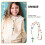 2Pcs Acrílico E Pingente Para 6