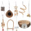 27 Pcs Brinquedo Mastigável Para De 1