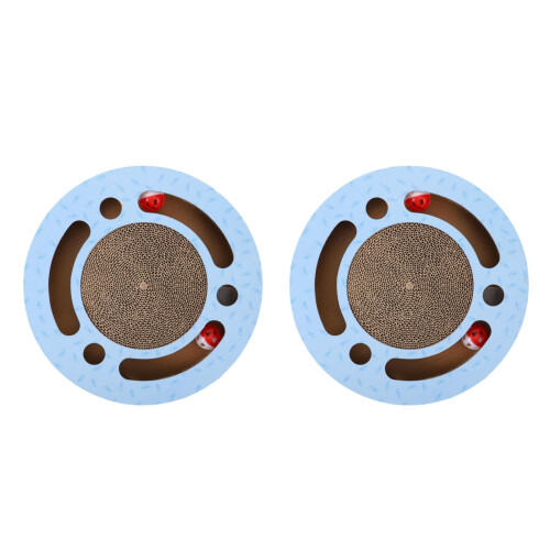 2Pcs Tapete De Arranhão Resistente Ao Com Sino Para 1