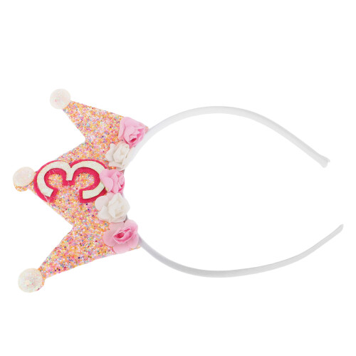 5 Stirnband Glitzer Haarband Tiara Für 1