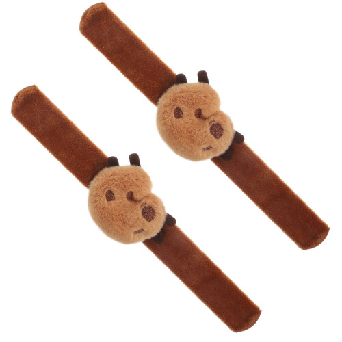 2 Unidades Pulseira Pelúcia Mini Acessório 1
